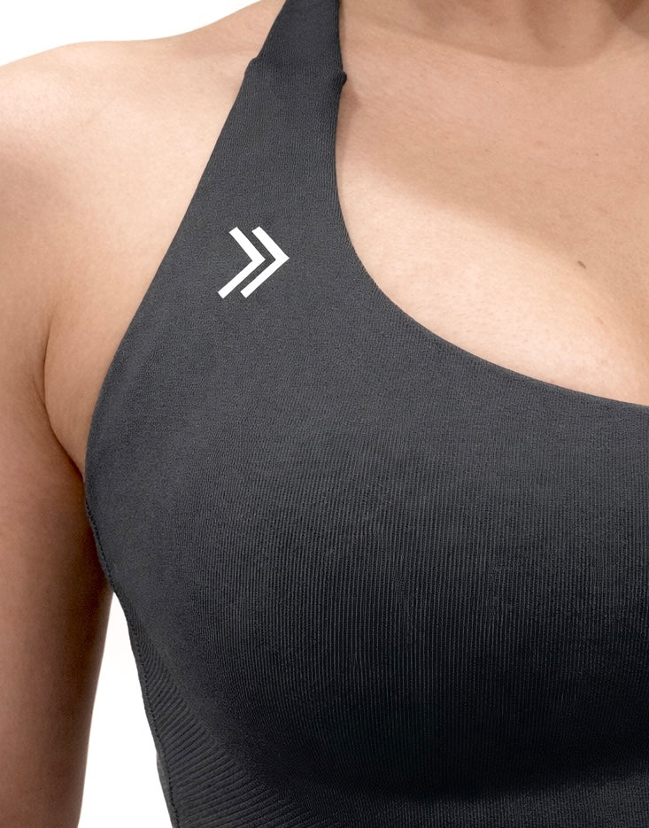 Shark Gray Halter Top